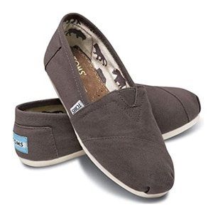 Toms Womens Classics Ash Canvas 001001B07-GREY 8.5